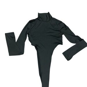 Black Long Sleeve Bodysuit